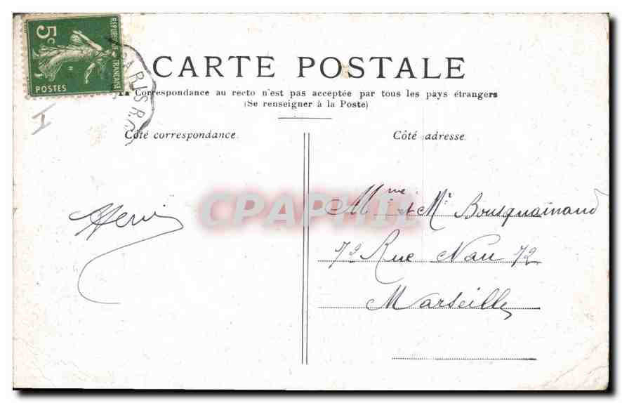 CPA Versailles Petit Trianon La Maison du Seigneur — Verso