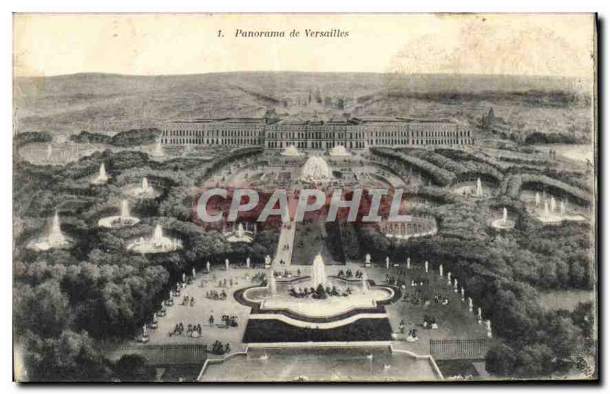 CPA Panorama de Versailles 