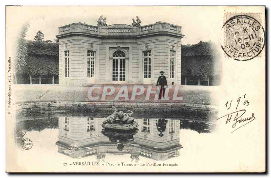 Versailles - Parc de Trianon - Le Pavillon Français — F. Bühler-Brous, éditeur, n°37