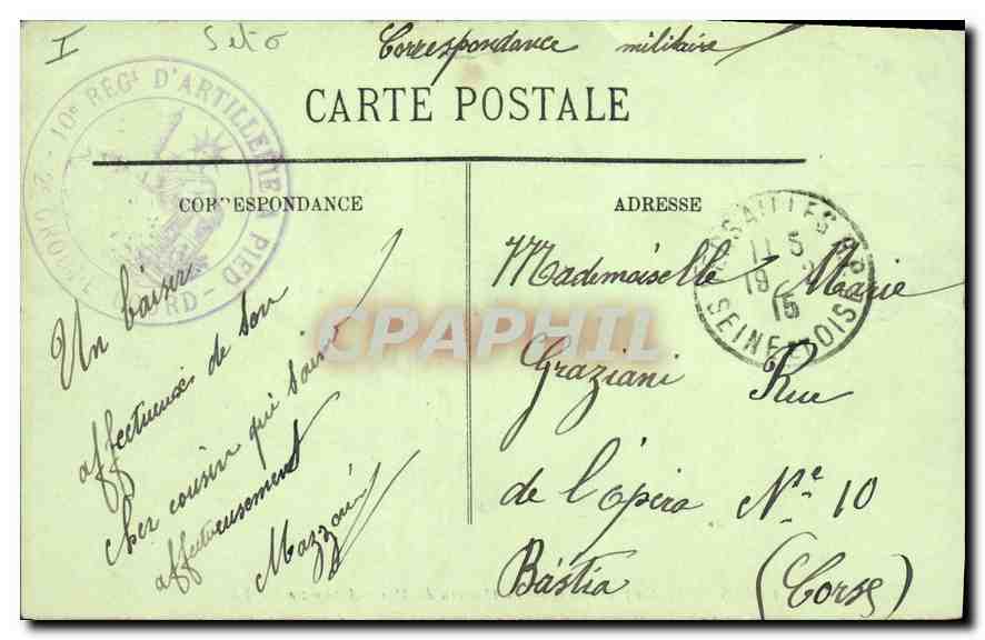 Versailles — Le Petit Trianon — Le Hameau de Marie-Antoinette — LL, n° 254 — Verso