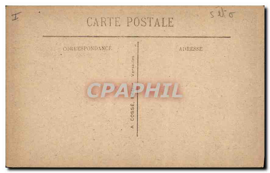CPA Versailles Le Parc La Grotte des Bains d'Apolion  — Rückseite