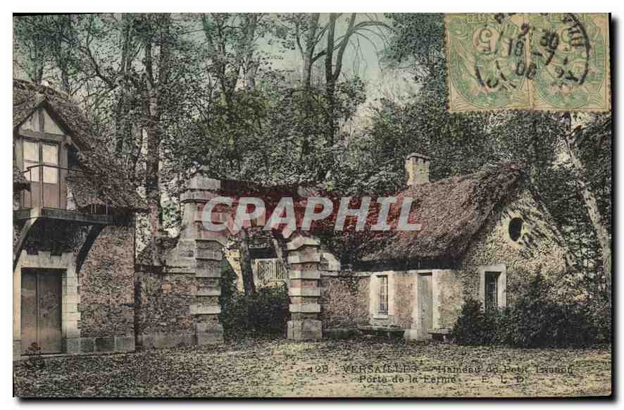 Versailles — Hameau du Petit Trianon — Porte de la Ferme — E. L. D.