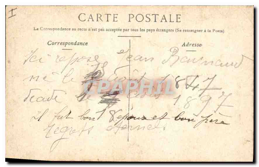 CPA Versailles La Laiterie de Marie Antoinette  — Rückseite