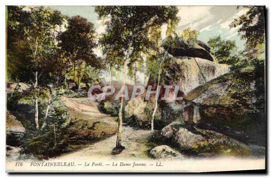 Fontainebleau — La Forêt — La Dame Jeanne — LL. — Graphphil — n° 176