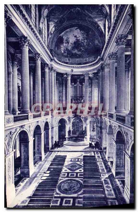 Chapelle du Château de Versailles — Intérieur — CPAPHIL n°19