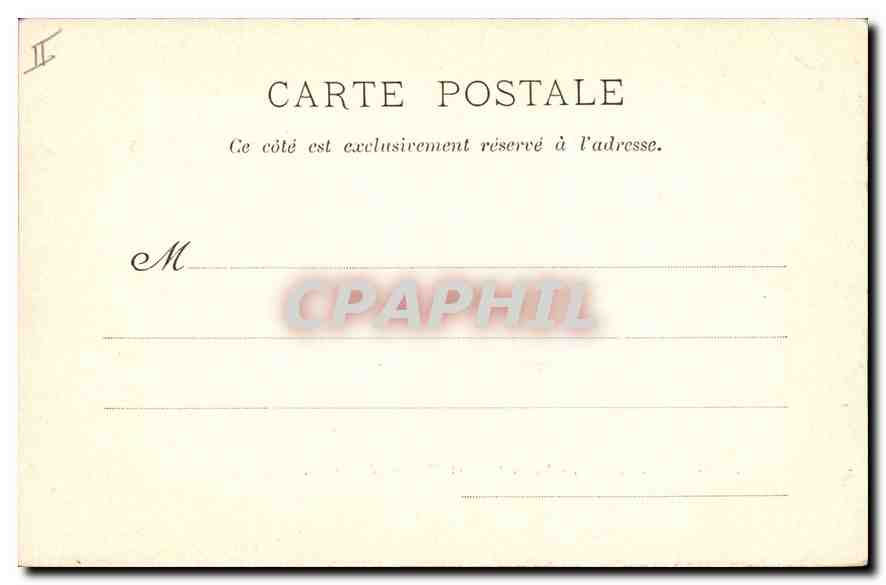 CPA Saint Germain en Laye Le Parterre et l'Avenue des Loges  — Verso