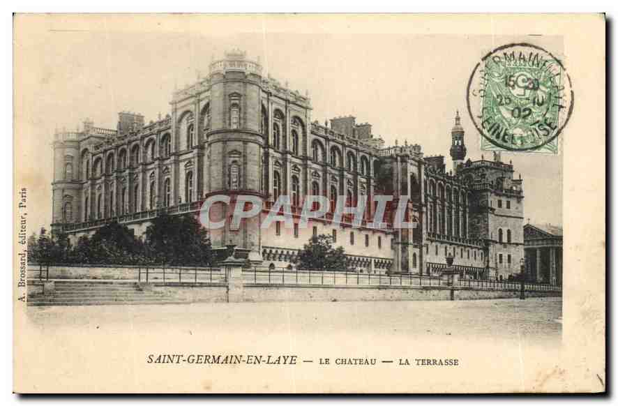 CPA Saint Germain en Laye Le Chateau La Terrasse 