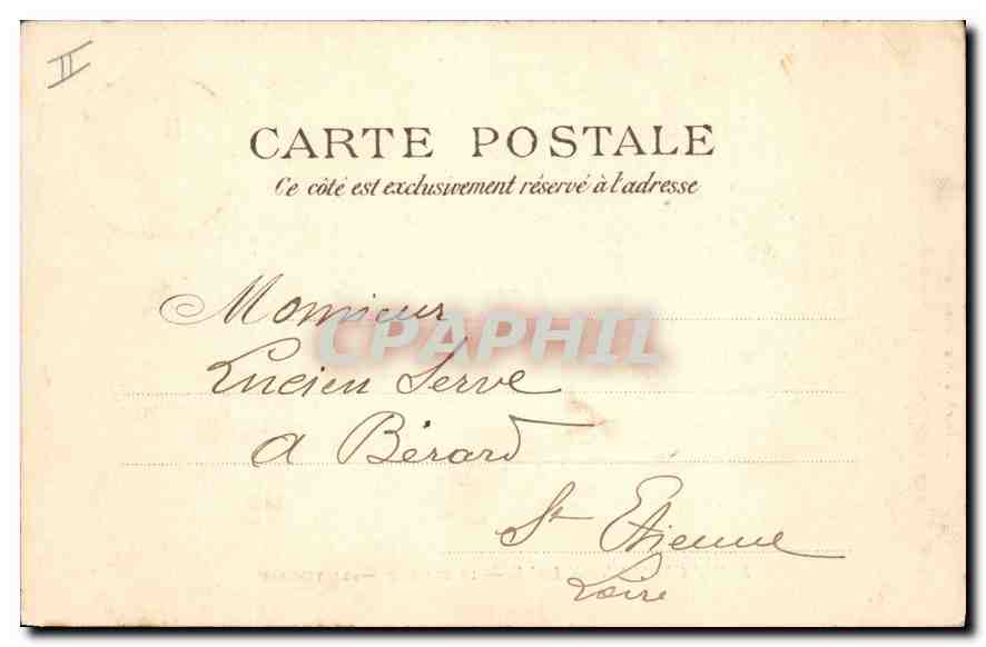 CPA Saint Germain en Laye Le Chateau La Terrasse  — Rückseite