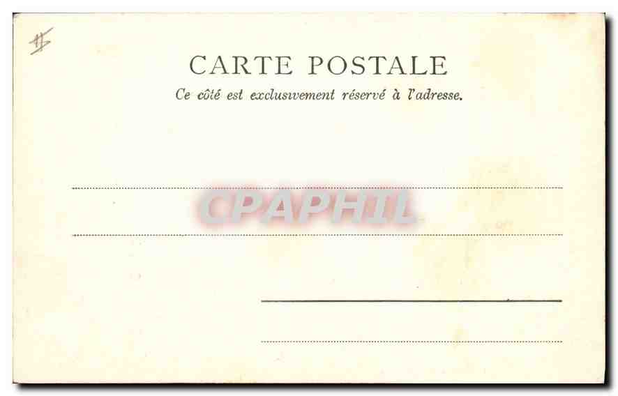 CPA Croix de Noailles erigee en 1751 Foret de St Germain en Laye  — Verso