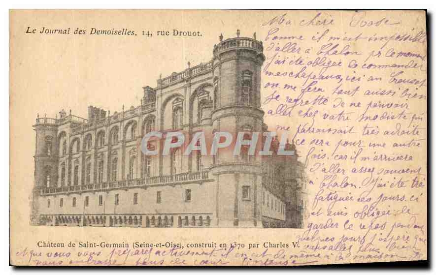 CPA Chateu de Saint Germain Seine et Oise construit en 1370 par Charles V 