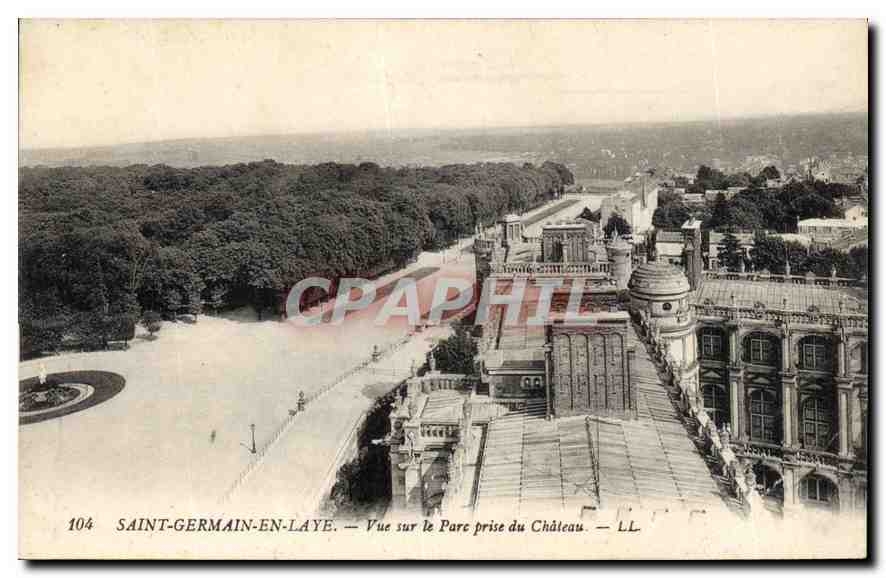 CPA Saint Germain en Laye Vue sur le Parc prise du Chateau