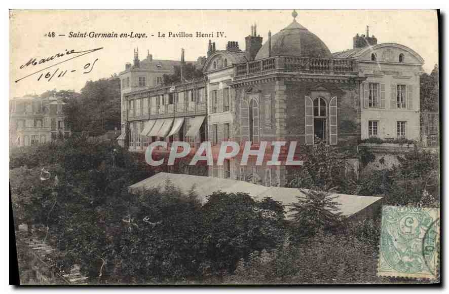 CPA Saint Germain en Laye Le Pavillon Henri IV 