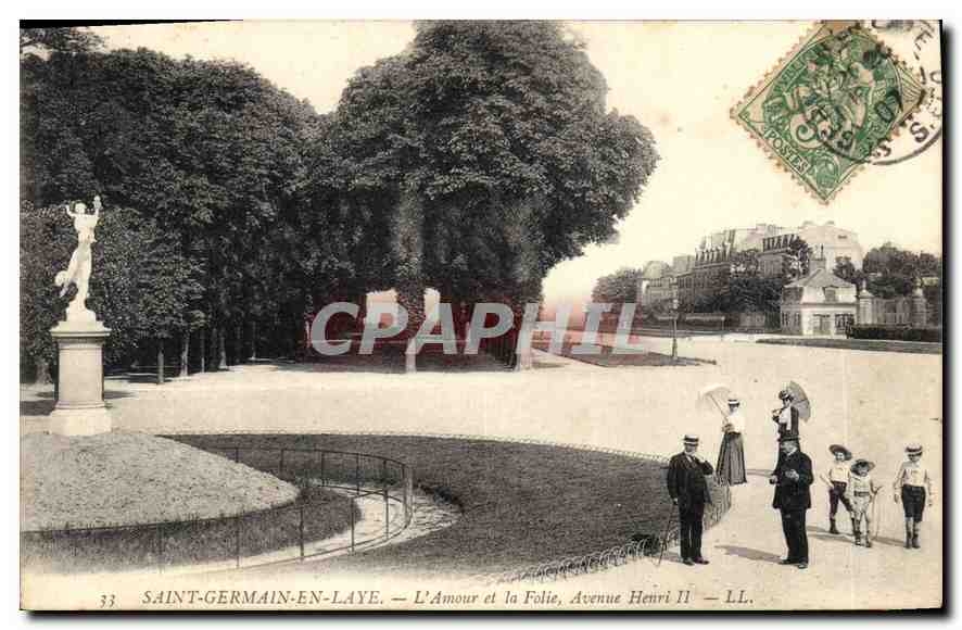 SAINT-GERMAIN-EN-LAYE — L'Amour et la Folie, Avenue Henri II — LL.