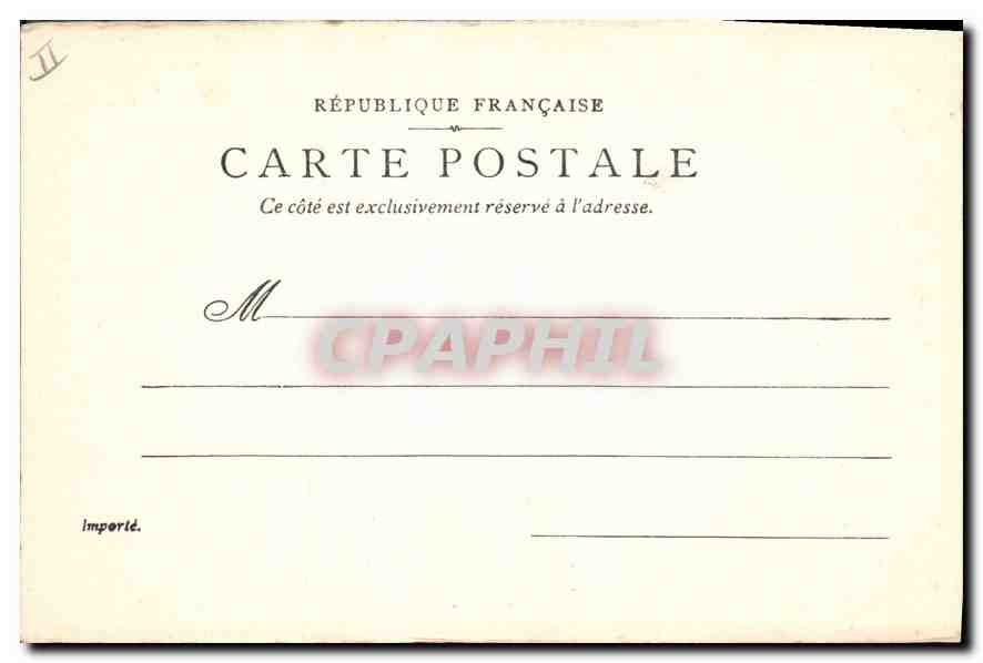 St. Germain-en-Laye — Château et Statue de Thiers — Éditeur P. S. & D. P. M. phot. 181 — Reverso