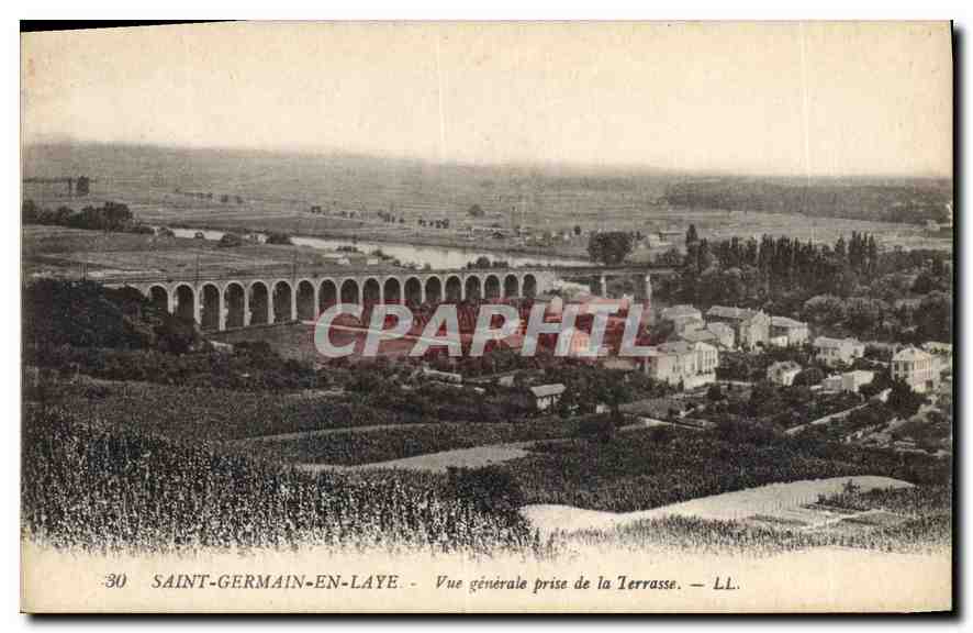 Saint-Germain-en-Laye — Vue générale prise de la Terrasse — LL.