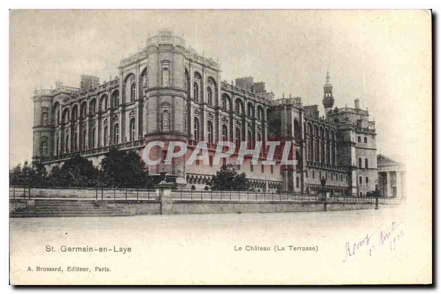 St. Germain-en-Laye — Le Château (La Terrasse) — A. Brossard, Editeur, Paris