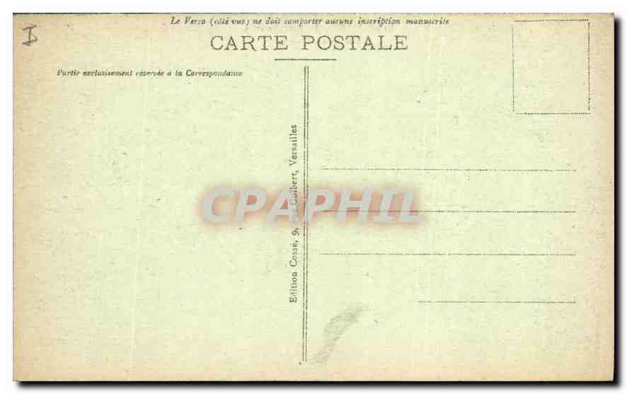 CPA Versailles Le Petit Trianon  — Verso