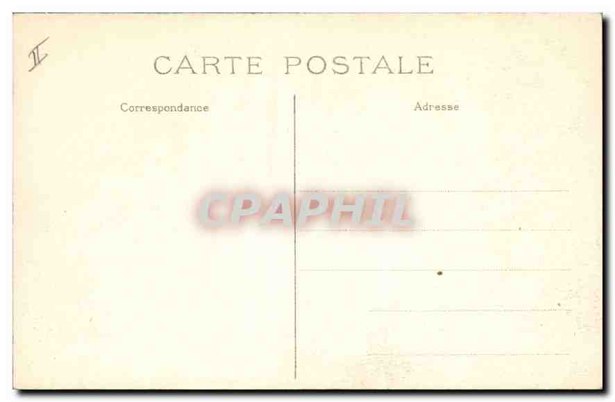 CPA Saint Germain en Laye Le Pavillon Henri IV ou naquit Louis XIV  — Verso