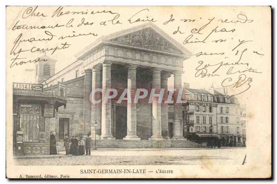 Saint-Germain-en-Laye — L'église — A. Brossard, éditeur, Paris
