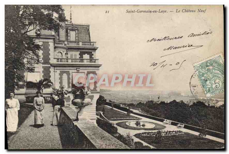 CPA Saint Germain en Laye Le Chateau Neuf 