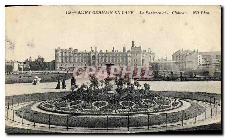 Saint-Germain-en-Laye — Le Parterre et le Château — ND Phot. n° 169