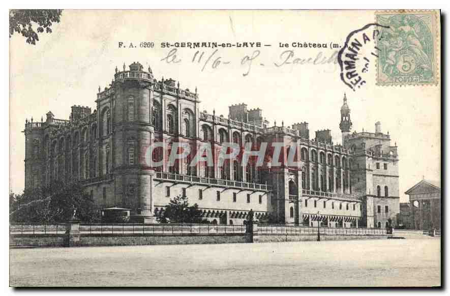 CPA Saint Germain en Laye Le Chateau 
