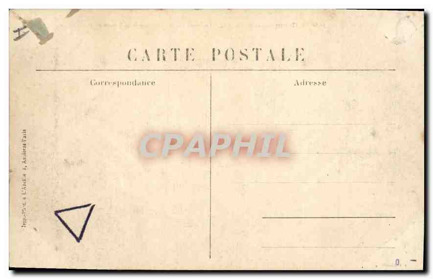 CPA Saint Germain en Laye Le Rond Point des Roses et la Terrasse Perspective  — Verso