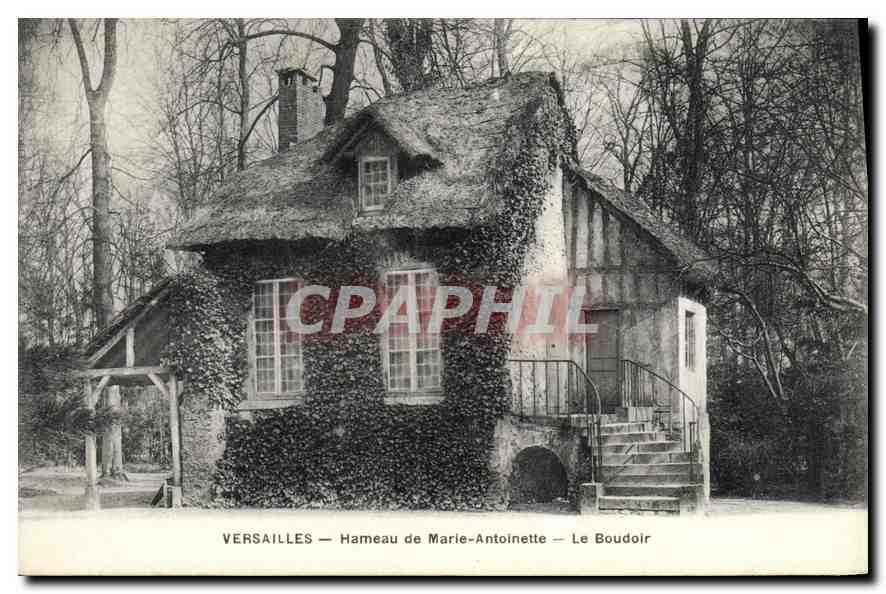 CPA Versailles Hameau de Marie Antoinette Le Boudoir 
