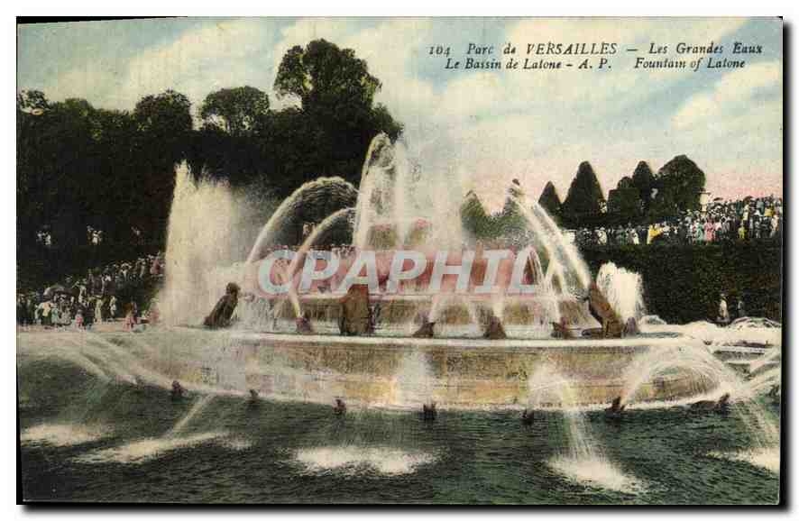 Parc de VERSAILLES — Les Grandes Eaux — Le Bassin de Latone — A.P. — n°104
