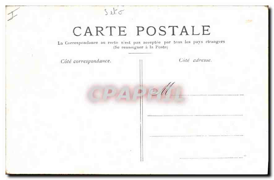 CPA Versailles Le Grand Trianon  — Verso