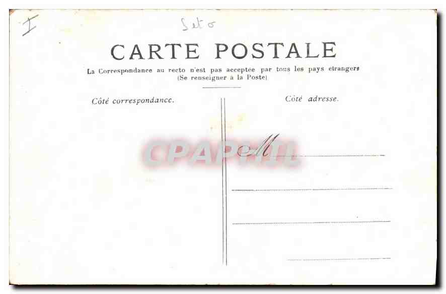 CPA Versailles Le Petit Trianon  — Verso