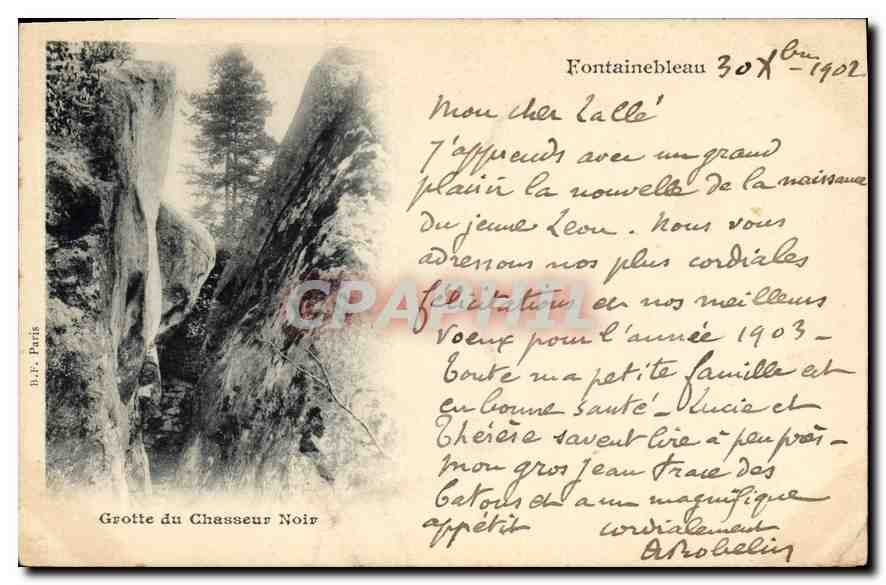 Grotta del Cacciatore Nero — Fontainebleau — B.P. Paris