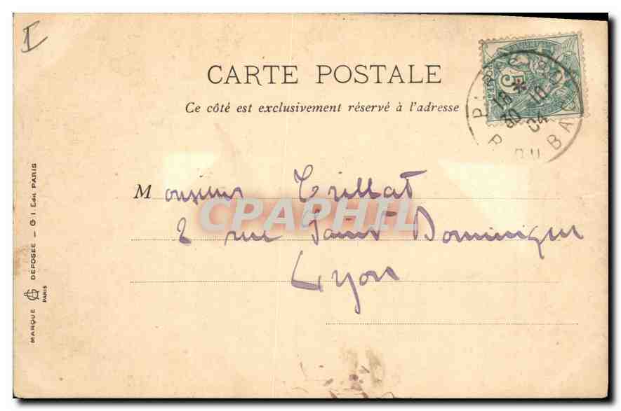 CPA Versailles Petit Trianon Le Moulin  — Verso