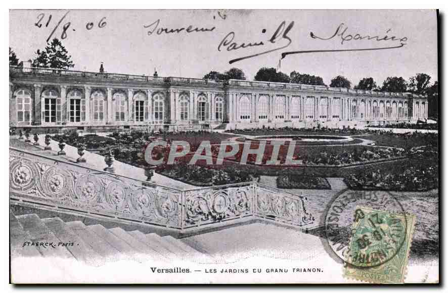 CPA Versailles Les Jardins du Grand Trianon 
