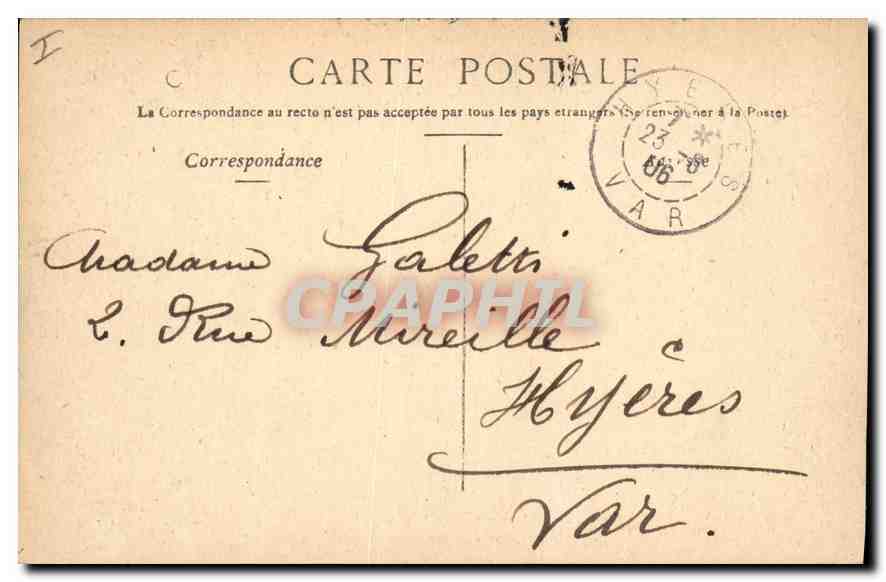 CPA Versailles Les Jardins du Grand Trianon  — Rückseite
