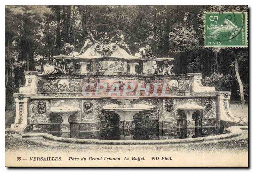 CPA Versailles Parc du Grand Trianon Le Buffet 