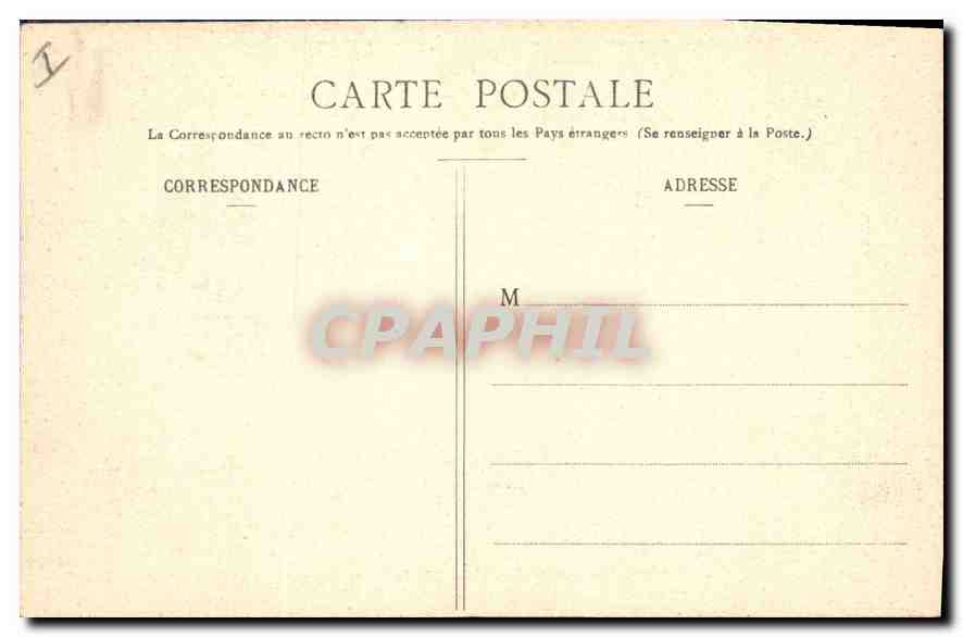 CPA Parc de Versailles Le Bassin de Latone  — Verso