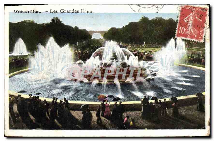 CPA Versailles Les Grandes Eaux 