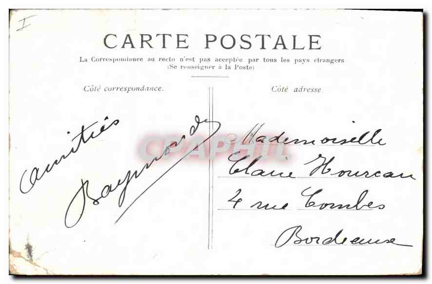 CPA Versailles Les Grandes Eaux  — Verso