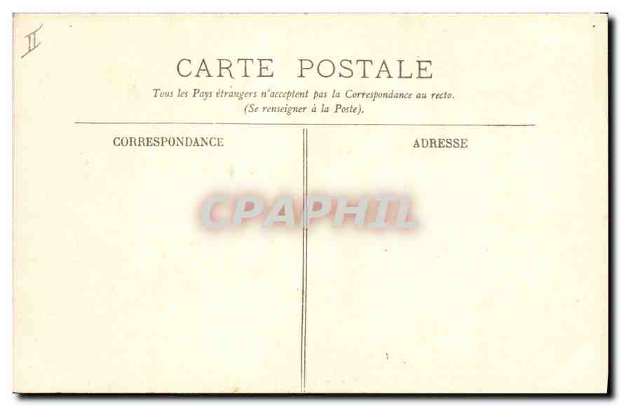 CPA Lyon Le Parc de la Tete d'Or Le Rond Point et la Terrasse du Chalet des Iles  — Verso