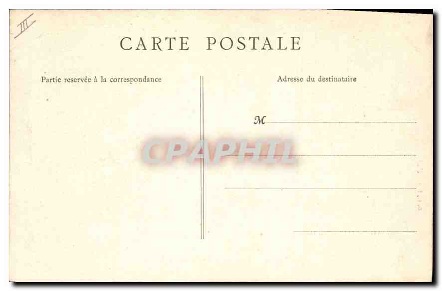 CPA Lyon Parc de la Tete d'Or Le Chalet  — Verso