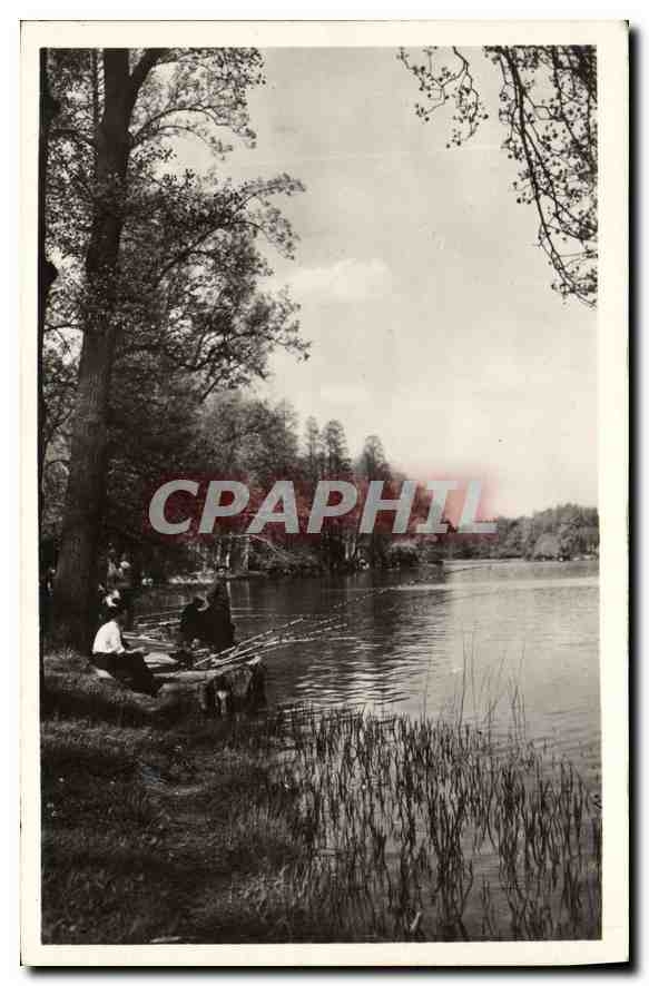 CPA Lyon Un Coin du Lac de la Tete d'Or 