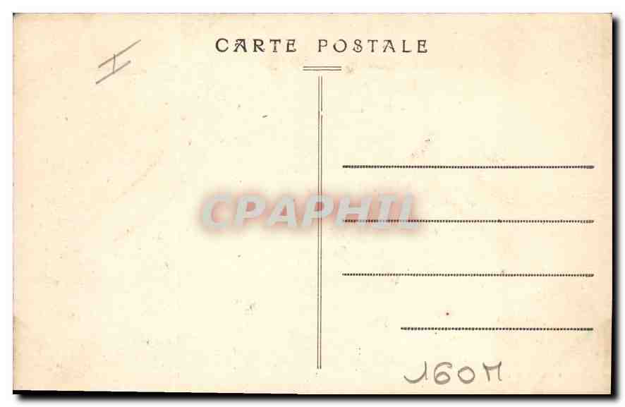 CPA Lyon Le Lac du Parc de la Tete d'Or  — Verso