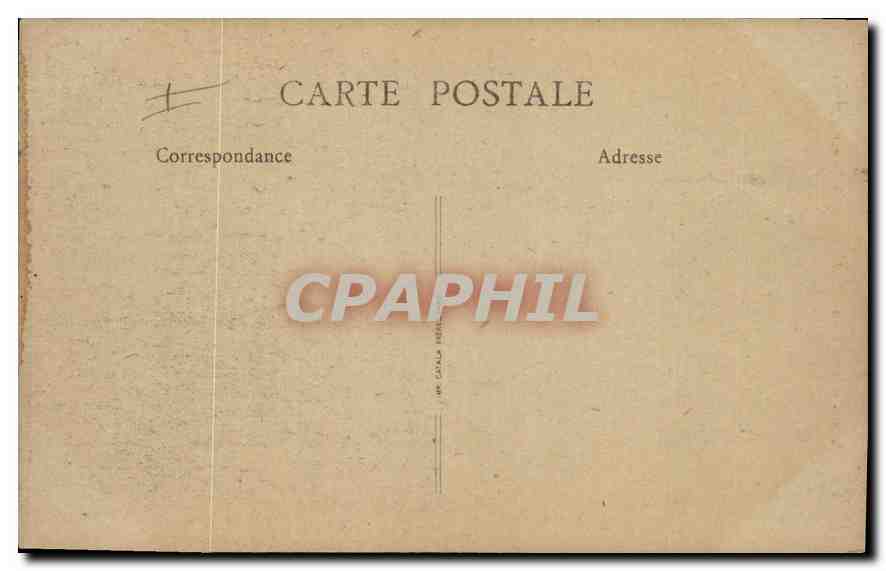 CPA Lyon Hotel Dieu La Chapelle  — Verso