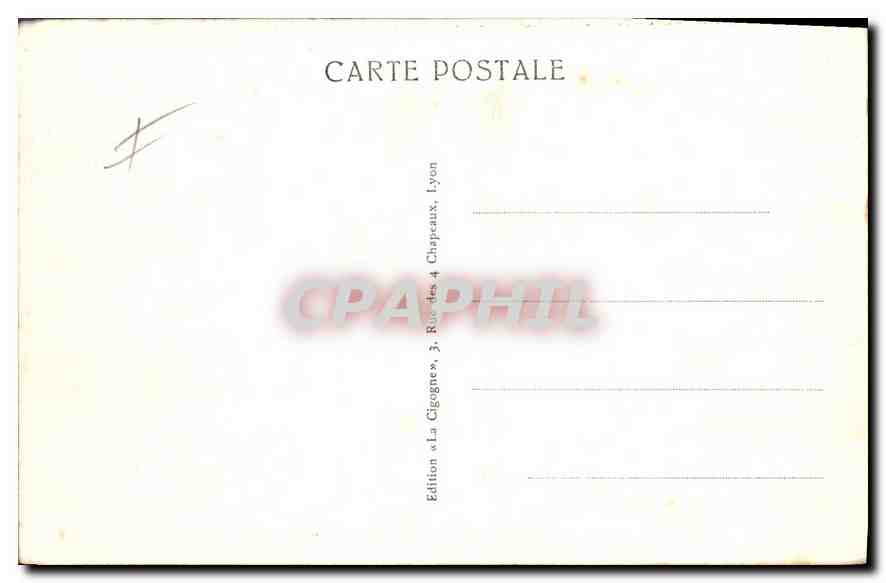 CPA Lyon Hopital Edouard Herriot Entree Principale d'un Pavillon  — Verso