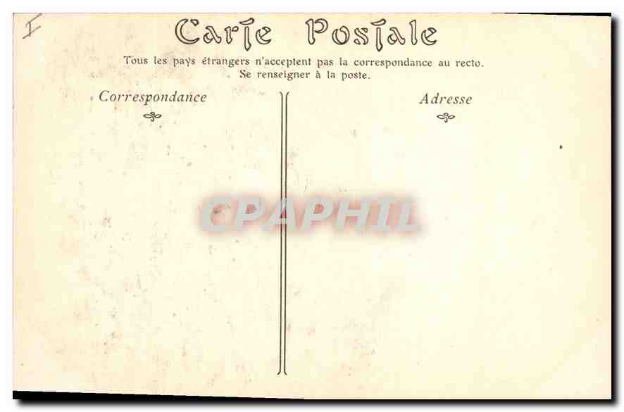 CPA Lyon Ancien Sanctuaire de Fourviere  — Verso