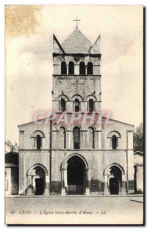 CPA Lyon L'Eglise Saint Martin d'Ainay 