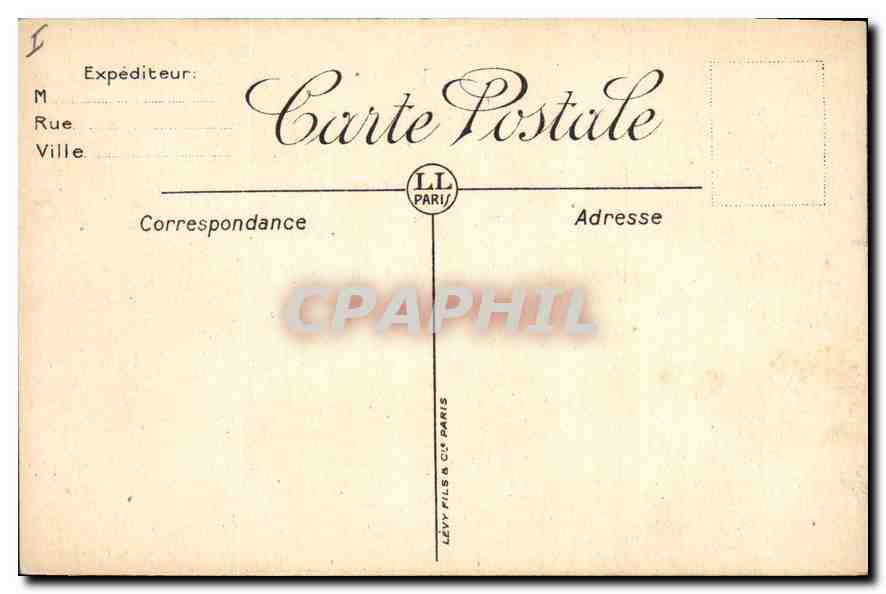 CPA Lyon Ascenseur de la Tour Archeveche et Basilique de Fourviere  — Rückseite