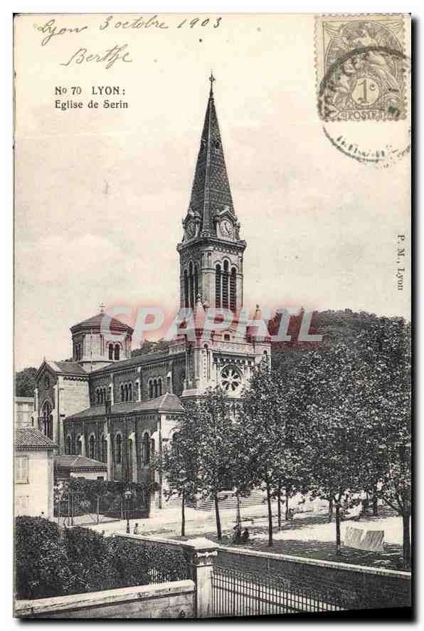 CPA Lyon Eglise de Serin 