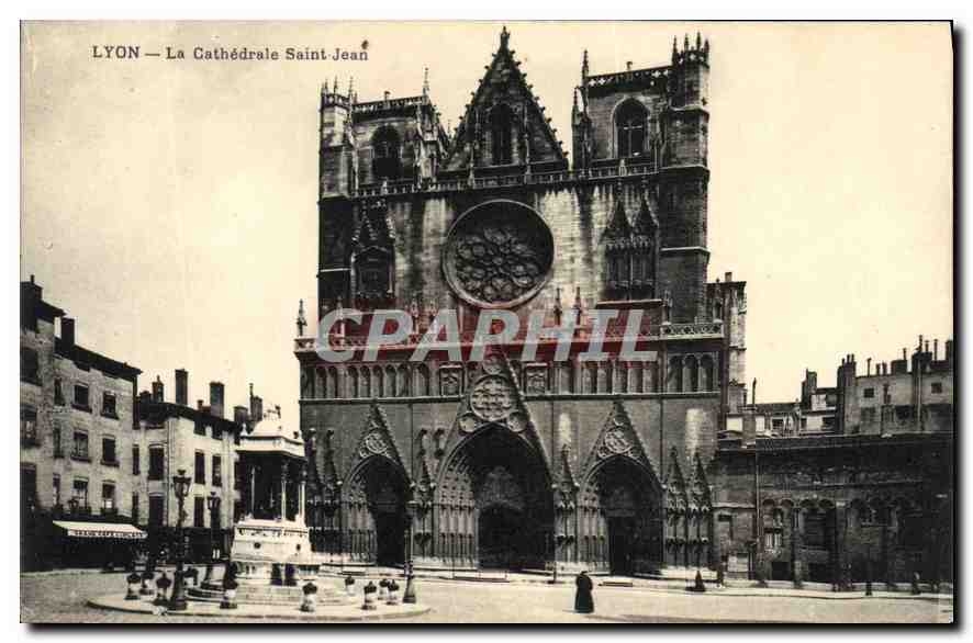 CPA Lyon La Cathedrale Saint Jean 